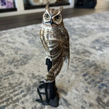 1985 Royal Worcester Birds Of Prey Great Horned Owl Figurine picture
