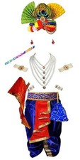 Krishna dress for Kids baby boy kanha Ji costume for Janmashtami 2 to 3 Year picture