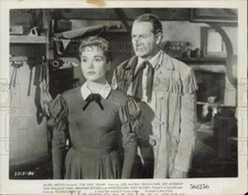 1956 Press Photo Felicia Farr and Joel McCrea star in 