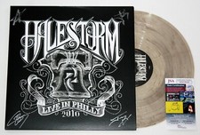 HALESTORM SIGNED LIVE IN PHILLY 2010 2x LP VINYL RECORD ALBUM AUTOGRAPH +JSA COA picture