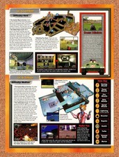 1999 Twisted Metal III Levels 5 & 6 Original Advertisement / Retro Promo vr6 picture