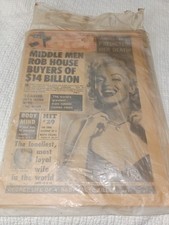 Midnight Newspaper Vol 20 No 19 Nov 19, 1973 Jackie Kennedy Marilyn Monroe JFK picture