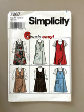 1990's Simplicity Misses' Skort Jumper Pattern 7267 Size 10-14 UNCUT picture