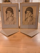 (2) WW11 / Korean War Soldier Portraits Original 8x10 picture