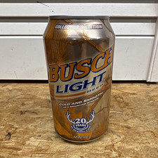 Busch Light Collector's Edition 20 Years of Hunting Beer Can 12 fl oz empty picture
