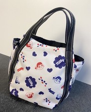 FUJIYA Milky Peko-chan Bag Tote 2022 Japan RARE Collectible White Red Blue *READ picture