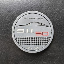 Vintage Pors che 911 50th Anniversary badge placca plakette plate emblem LG567A picture