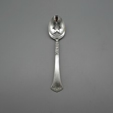 Oneida Silverplate FLORAL QUEEN Slotted Serving Spoon picture
