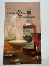 Vintage 1959 Mixed Drink Advertising Bar Booklet Ephemera Southern Comfort + picture