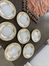 Set of 7 - Rare Noritake N10 Japan Salad Plate 7.5 In. picture
