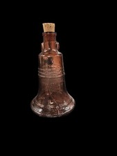 Vintage Purple Wheaton Glass Liberty Bell Bottle With Cork picture