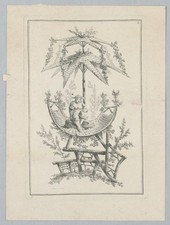 Pillement Petits Parasols Chinois 1700s Vintage Art Reprint Wall Art picture