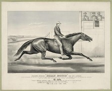 Photo:Buffalo New York Billy Boyce Horse Racing 1868 Currier & Ives picture