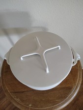 Dansk International Designs IHQ France White Enamel Casserole Dutch Oven w/Lid picture