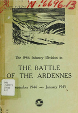 58 Page 84th Infantry Battle Of The Bulge Ardennes Study 1944 - 1945 on Data CD picture