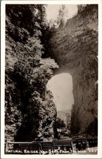 Natural Bridge VA Real Photo Postcard RPPC W. M. Clark Early 1900s Scenic picture