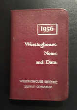 1956 Westinghouse Notes and Data Book. picture