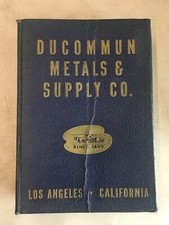 Ducommun Metals & Supply Co Catalog M Los Angeles California Tool Hardware 1947 picture