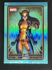X-23 /199 Aqua Refractor 2025 Topps Chrome Deadpool #15 X-Men picture