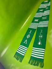 Iota Phi Lambda Sorority Kente Stole sash green picture