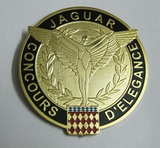 JAGUAR CONCOUR DE ELEGANCE CAR GRILL BADGE EMBLEM LOGOS METAL ENAMLED picture