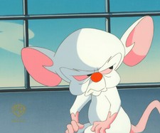 Animaniacs-Brain- Original Production Cel--In The Garden of Mindy picture