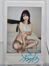 Amatsuka Moe 天使もえ Auto Autographed Instax Signed Cheki Photo Japanese AV Idol picture