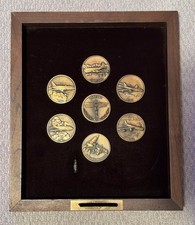 Vintage Boeing 35 Year Service Award Plaque – Aerospace Medallions Coins picture