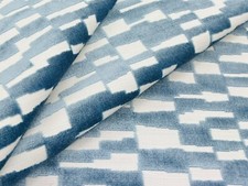 Kravet Modern Cut Velvet Upholstery Fabric- Mod Velvet / Marine 4.30 yds 35544.5 picture