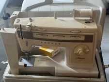 VTG Archer Finesse 834 Sewing Machine w/Case Free Arm Model w/Book Almond picture