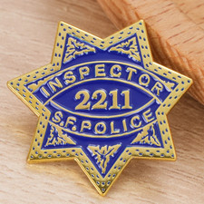 Dirty Harry Movie 2211 Inspector Sfpolice Toy Badge Fans picture