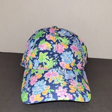 Disney X Lilly Pulitzer Mickey & Minnie Navy Baseball Cap Hat picture