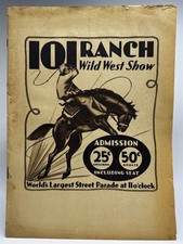 1930 101 Ranch Wild West Show Program Will Rogers Zack Miller Oklahoma Rare VG picture