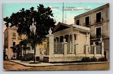 1928 Habana Cuba El Templete Columbus Memorial Chapel Postcard C. Jordi picture
