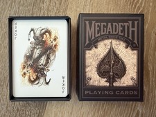 Megadeth Playing Card Set OFFICIAL RARE 2026 LImited Edition NEW Dave Mustaine picture