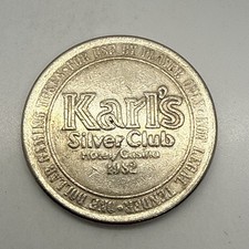 $1 Karl’s Silver Club - SPARKS NV $1 casino Slot token 1982 picture