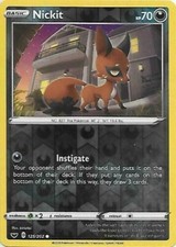 Nickit 125/202 Swsh01: Sword & Shield Reverse Holo picture