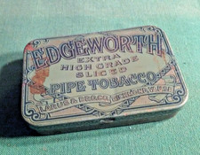 Vintage Larus & Bro Co. Edgeworth Extra High Grade Sliced Pipe Tobacco Empty Tin picture