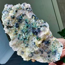 447g  Natural Vision Amethyst quartz cluster crystal druzy mineral specimen picture