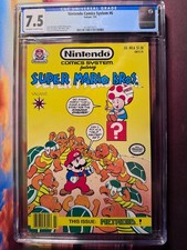 1991 Valiant NINTENDO COMICS SYSTEM #6 CGC 7.5 OW-White Pages 4124072015 MARIO picture