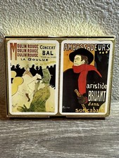 Vintage Moulin Rouge Piatnik Toulouse-Lautrec Card Gift Set 1 SEALED picture
