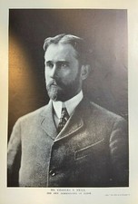 1905 Vintage Magazine Illustration Charles P. Neill Commissioner of Labor picture