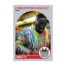 BIGGIE SMALLS The Notorious BIG Hip-Hop Trading Card 1990 NBA Hoops Design  picture