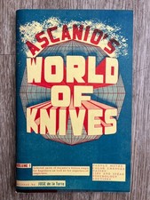 Ascanio’s World Of Knives - Jose De La Torre-Volume 1, First Edition picture