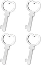 4 PCS Cedar Box Key Antique Heart-Shaped Replacement Key for Lane Mini Keepsake picture