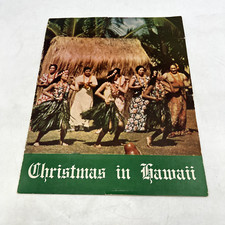 1938 Hawaiian Dinner Menu Program 