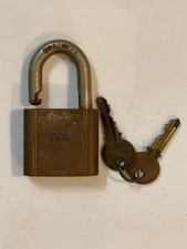 Vintage Yale Lock and Keys Padlock USA picture