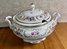 Schumann - Bavaria Empress Dresden Flowers Soup Tureen 8.5
