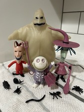 Vintage 1993 Nightmare Before Christmas Figures - Oogie Boogie Lock Shock Barrel picture