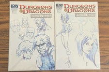 Dungeons & Dragons Forgotten Realms #2 & #3 Retailer Incentive Variant RI Sketch picture